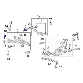 Audi OE - Suspension Control Arm Bolt