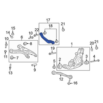 Audi OE - Front Left Upper Forward Suspension Control Arm