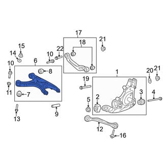 Audi OE - Front Left Upper Forward Suspension Control Arm