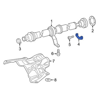 Audi OE - Rear CV Axle Retainer Plate