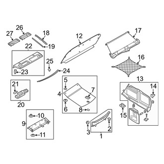 Audi OE - Rear Body & Floor - Interior Trim (Base)