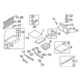 Audi OE - Rear Body & Floor - Interior Trim (Wagon)