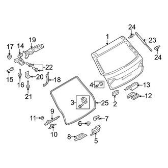Audi OE - Lift Gate - Gate & Hardware (Wagon)