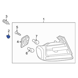 Audi OE - Tail Light Nut