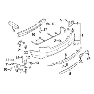 Audi OE - Rear Bumper - Bumper & Components (Wagon)