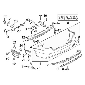 Audi OE - Rear Bumper - Bumper & Components (Premium Plus / Prestige)