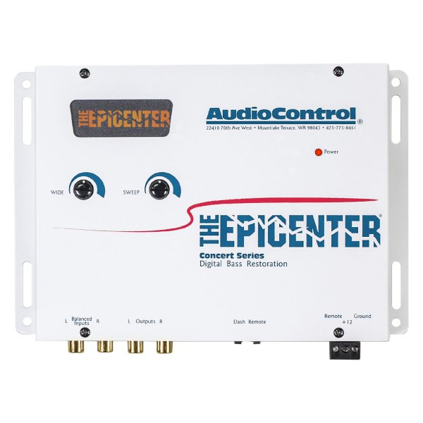 Audio Control® - The Epicenter Bass Booster Expander and Bass Restoration Processor