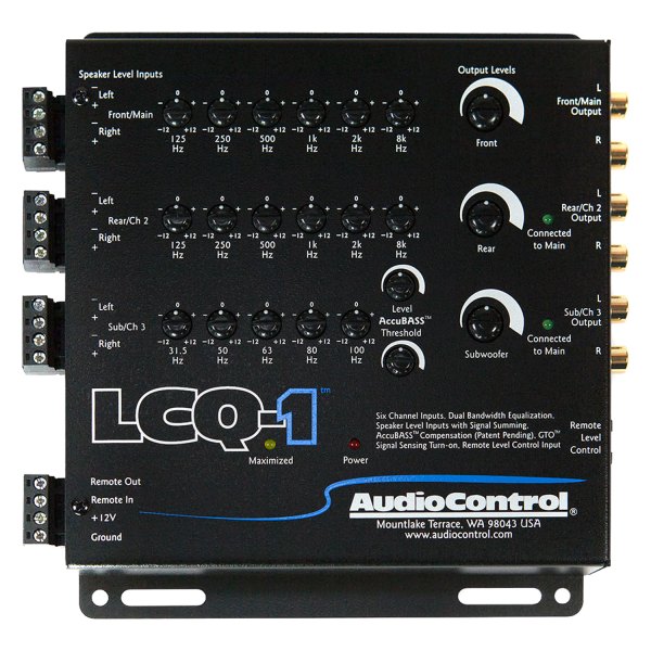 Audio Control® - LCQ-1 6-Channel Line Out Converter