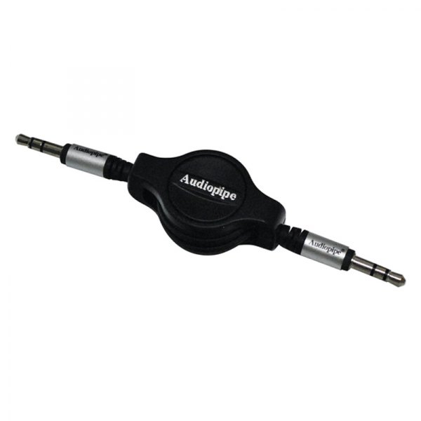 Audiopipe® - 3' Retractable 3.5mm to 3.5mm Jack Plug
