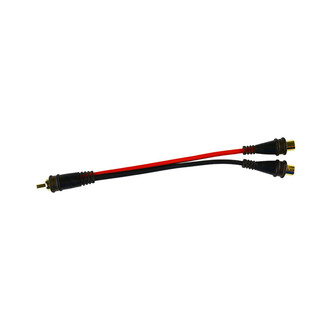 Audiopipe® - Frosted Male To Two Female RCA Cable
