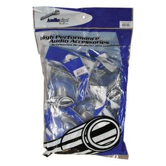 Audiopipe® - 2-Channel Audio RCA Cables with Heavy Duty Flexible PVC Jacket & Gold Plated Connectors