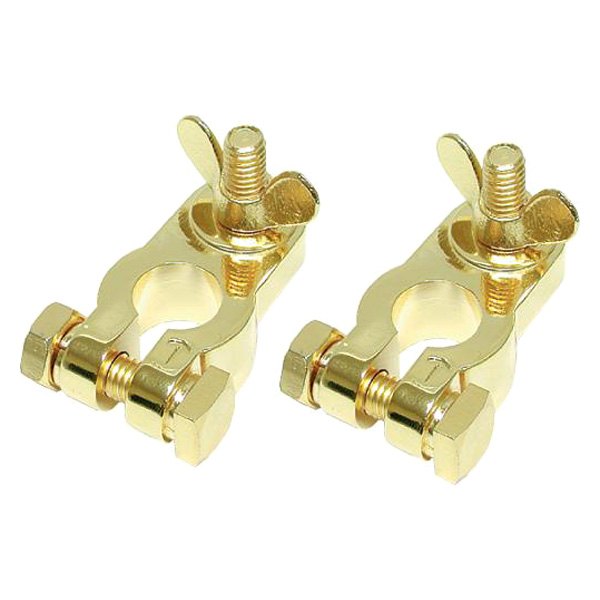 Audiopipe® - 5/16" Wing Nut Gold Plated Positive Battery Terminal