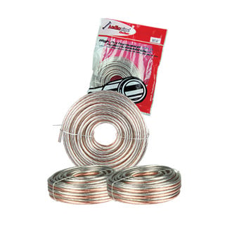 Audiopipe® - 12 Gauge Clear Speaker Cable
