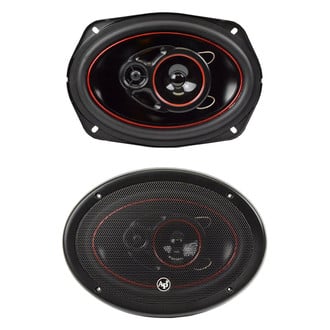 Audiopipe® - 6" x 9" 3-Way 400W 4 Ohm Coaxial Speakers