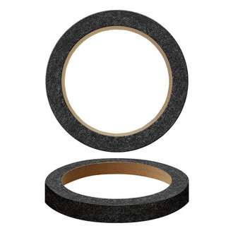 Audiopipe® - 6" MDF Carpeted Speaker Rings