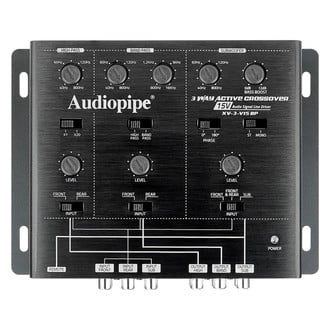 Audiopipe® - 3-Way Active Crossover With Bandpass Filter