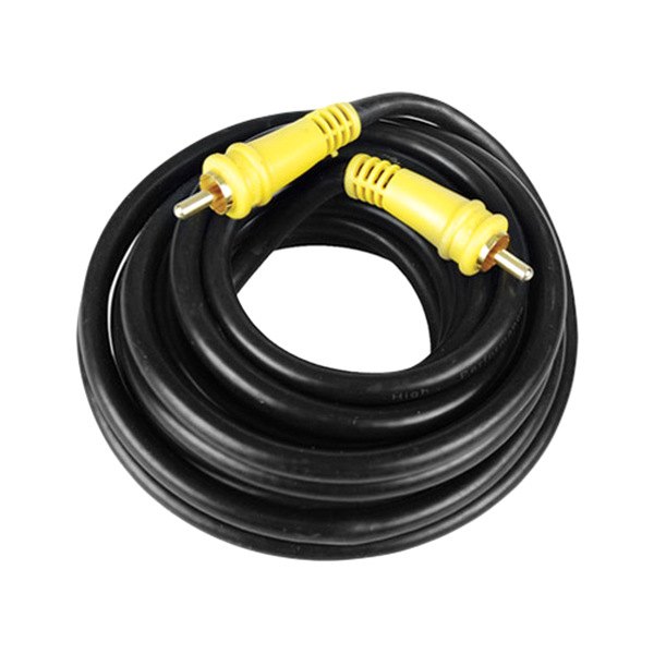 Audiopipe® - 6' Video RCA Cable with Flexible PVC Jacket & Gold Plated Connectors