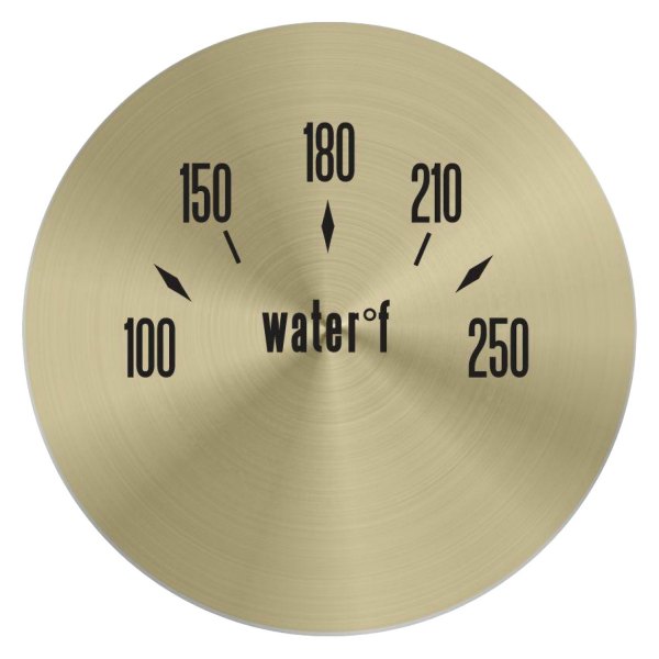  Aurora Instruments® - American Classic Series Water Temperature Gauge Face