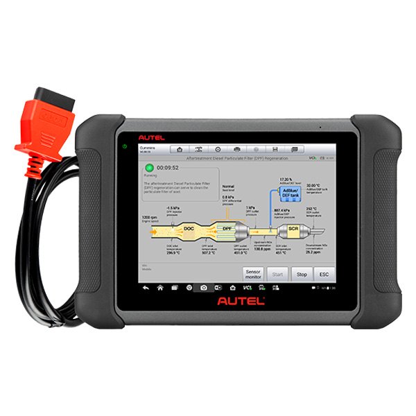 Autel® - MaxiSYS MS906CV™ OBD-II Heavy Duty Wi-Fi Diagnostic Scan Tool with Trailer PLC Connector