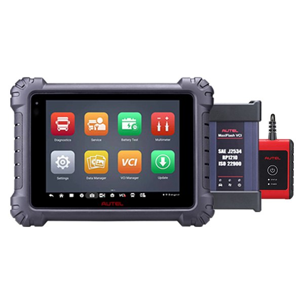 Autel® - MaxiSYS MS909CV™ Commercial Vehicle Diagnostics Tablet with Wireless VCI/J2534