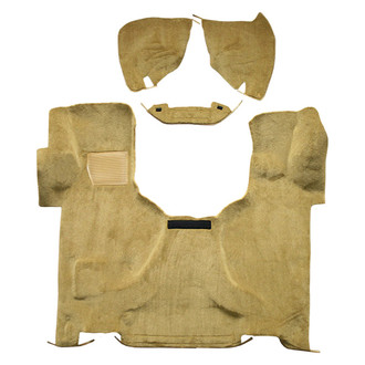 Auto Custom Carpets® - Vinyl Replacement Molded Beige Passenger Area Flooring without Mass Backing