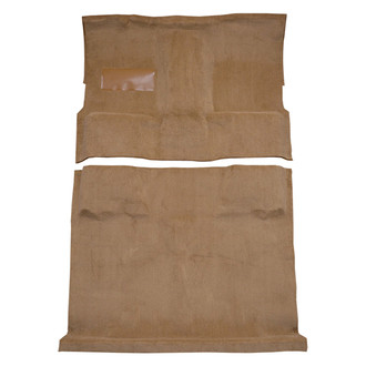 Auto Custom Carpets® - Vinyl Replacement Molded Beige Passenger Area Flooring without Mass Backing