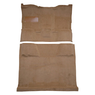 Auto Custom Carpets® - Vinyl Replacement Molded Beige Passenger Area Flooring without Mass Backing