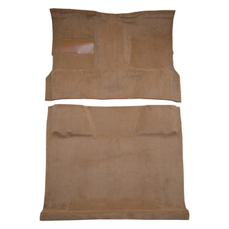 Auto Custom Carpets® - Vinyl Replacement Molded Beige Passenger Area Flooring without Mass Backing