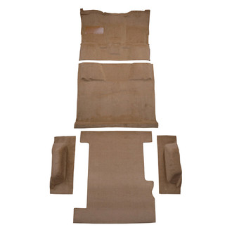 Auto Custom Carpets® - Vinyl Replacement Molded Beige Complete Flooring without Mass Backing