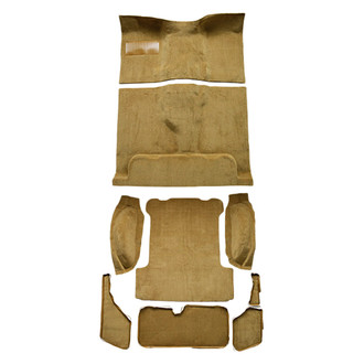 Auto Custom Carpets® - Vinyl Replacement Molded Beige Complete Flooring without Mass Backing