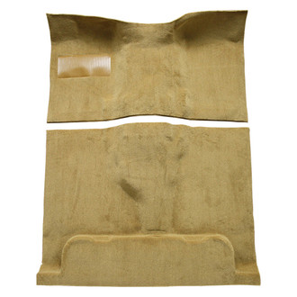 Auto Custom Carpets® - Vinyl Replacement Molded Beige Passenger Area Flooring without Mass Backing