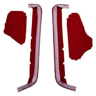 Auto Custom Carpets® - Essex Replacement Die Cut Beige Door Panel Carpet without Mass Backing
