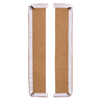 Auto Custom Carpets® - Essex Replacement Die Cut Beige Door Panel Carpet without Mass Backing