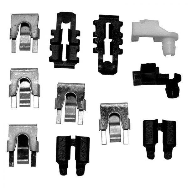 Auto Metal Direct® - Southwest Reproductions™ Door Latch and Lock Clip Set