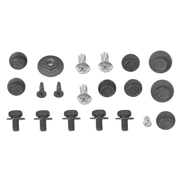 Auto Metal Direct® - CHQ™ Driver Side Door Hardware Mounting Bolt Kit