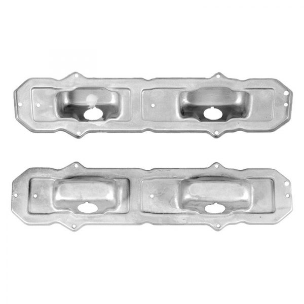 Auto Metal Direct® - CHQ™ Driver and Passenger Side Tail Lamp Bezel Plates