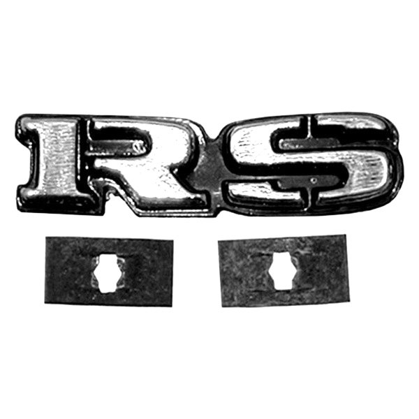 Auto Metal Direct® - Steering Wheel Horn Shroud RS Emblem with Hardware