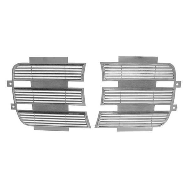 Auto Metal Direct® - CHQ™ Driver and Passenger Side Inner Headlight Door Cover Set