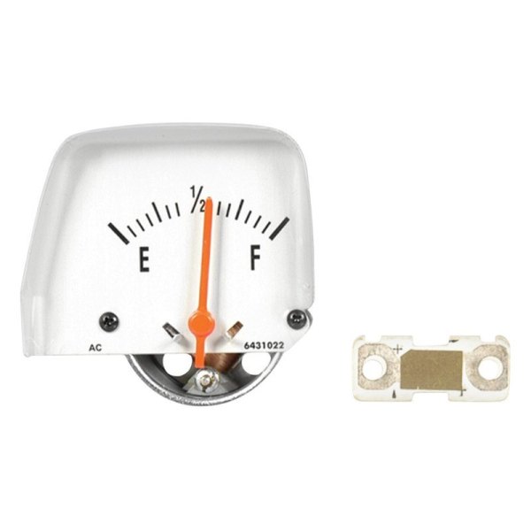 Auto Metal Direct® - CHQ™ Silver Face Fuel Gauge Assembly