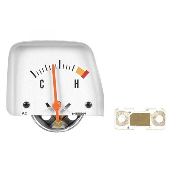 Auto Metal Direct® - CHQ™ Silver Face Temperature Gauge Assembly