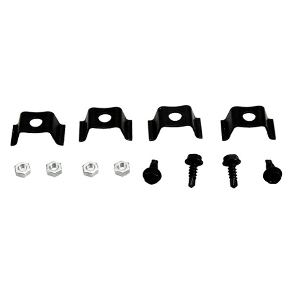 Auto Metal Direct® - CHQ™ Forward Console Plate and Gauge Mounting Bracket Set