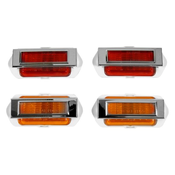 Auto Metal Direct® - CHQ™ Front and Rear Replacement Side Marker Lights