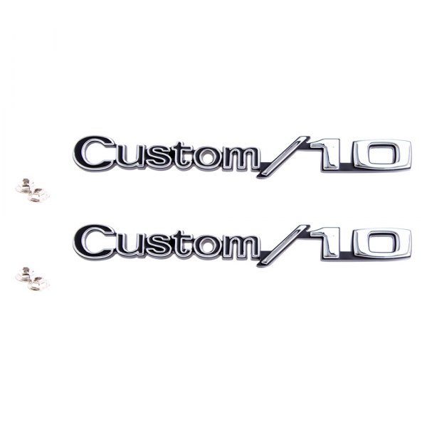 Auto Metal Direct® - "Custom 10" Front Fender Emblems