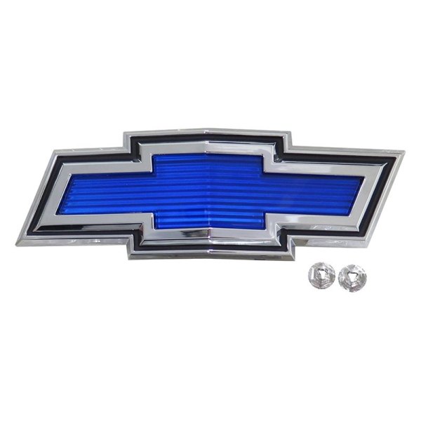 Auto Metal Direct® - "Bowtie" Blue Grille Emblem