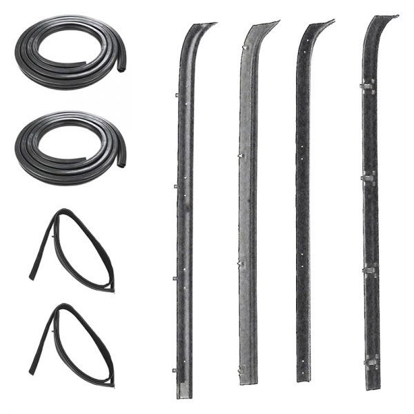 Auto Metal Direct® - X-Parts™ Rear Driver and Passenger Side Door Seal Set