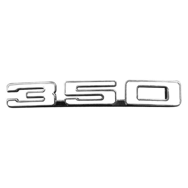 Auto Metal Direct® - CHQ™ "350" Driver and Passenger Side Fender Emblems