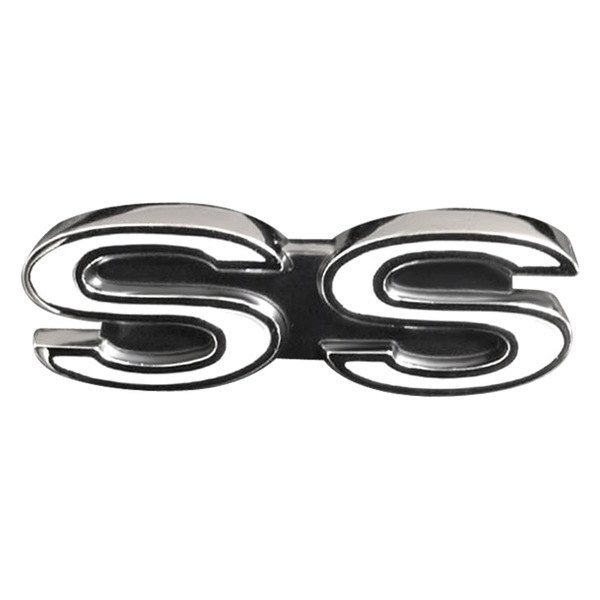 Auto Metal Direct® - CHQ™ "SS" Driver and Passenger Side Fender Emblems
