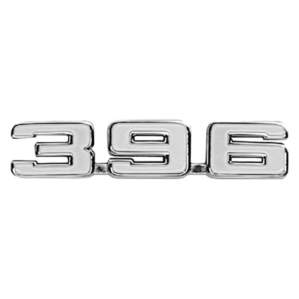 Auto Metal Direct® - CHQ™ "396" Driver or Passenger Side Fender Emblem