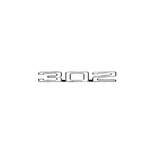 Auto Metal Direct® - CHQ™ "302" Hood Emblem