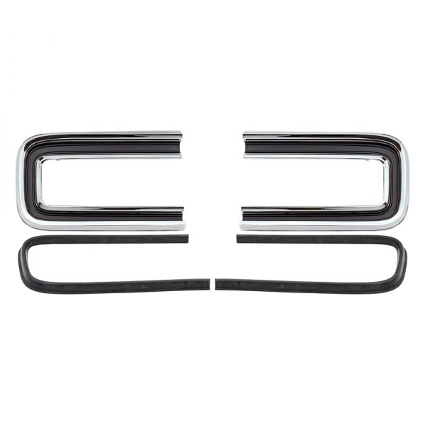 Auto Metal Direct® - X-Parts™ Driver and Passenger Side Tail Lamp Bezels